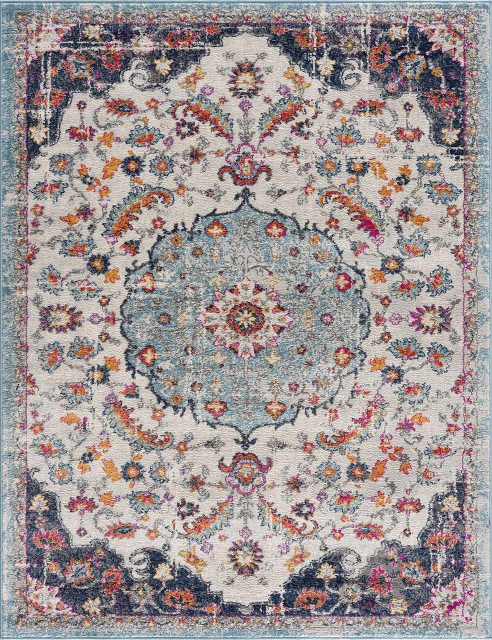 Tigril Blue 2303 Area Rug - Clearance-5
