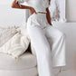 Casual Short Sleeve Top Pants Set