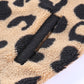 Jacket Shacket Shirt Black Contrast Trimmed Leopard Teddy