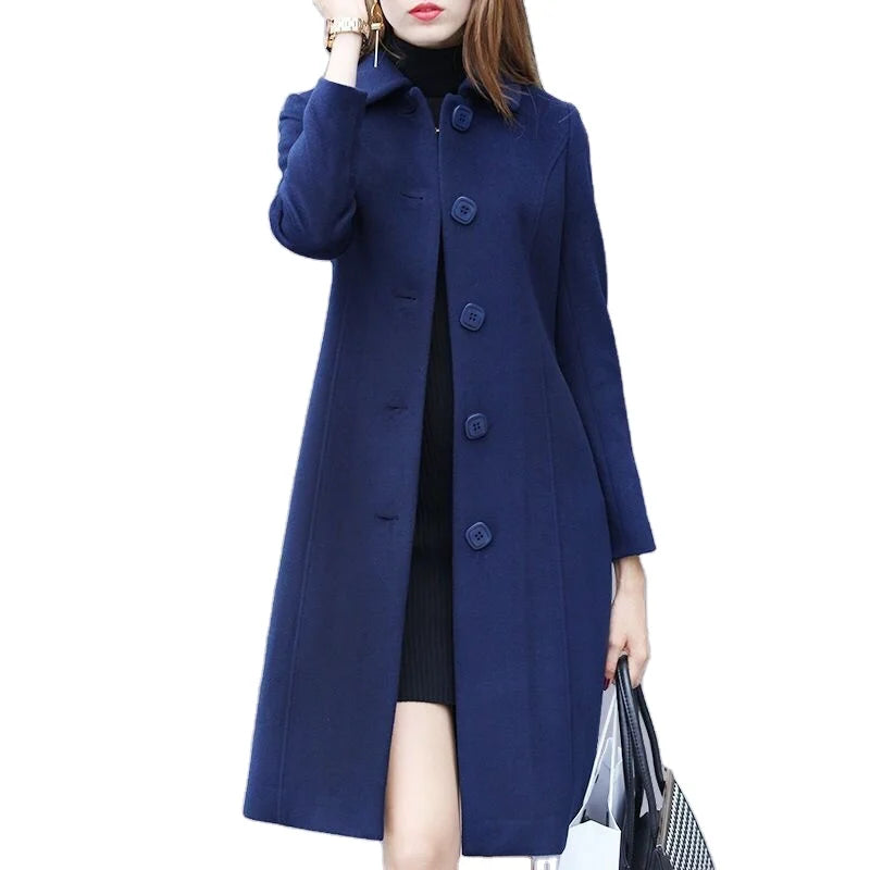 Women's Medium and Long Slim Coat
