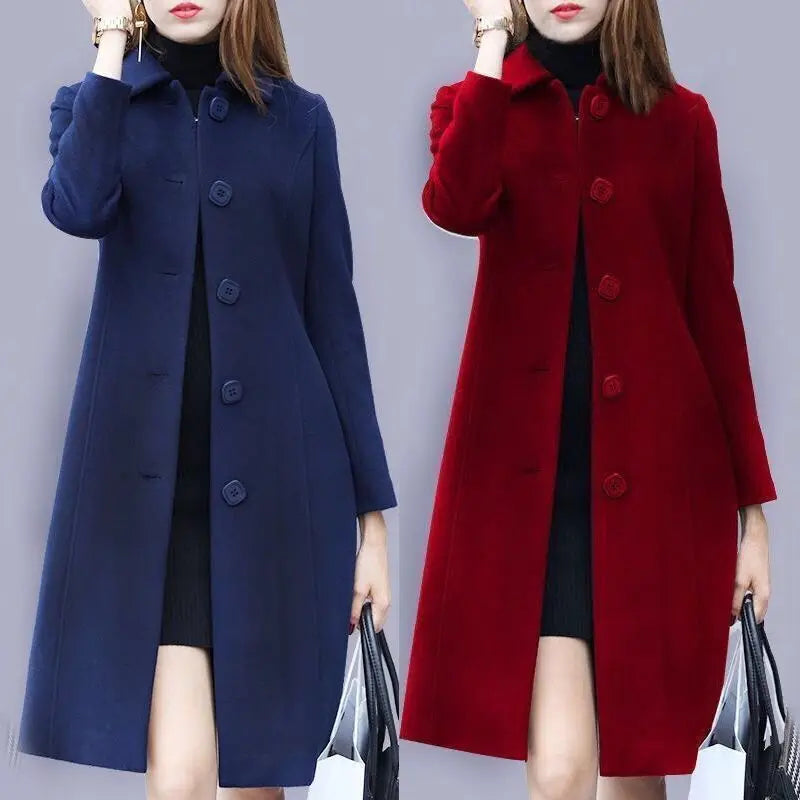 Women's Medium and Long Slim Coat
