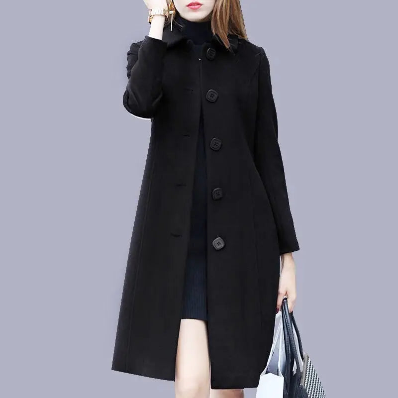 Women's Medium and Long Slim Coat