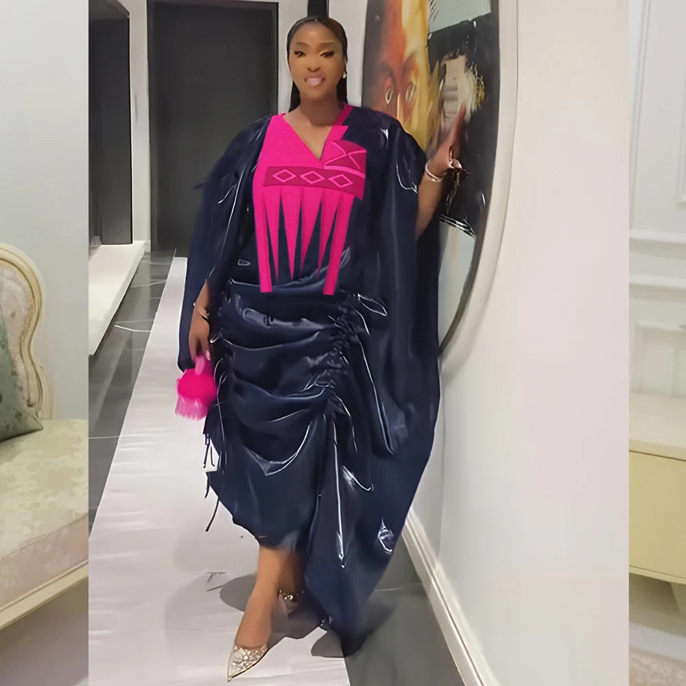 Women Dashiki Ankara Gown Plus Size Wedding Party Dresses Kaftan Boubou