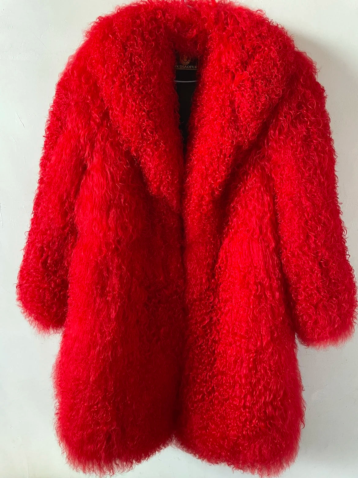 Women’s Thick and Warm Mongolian Sheep Fur Coat