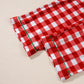 Pajamas Plaid Collared Neck Long Sleeve Top and Set